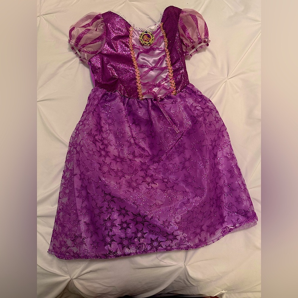 Rapunzel little girl costume